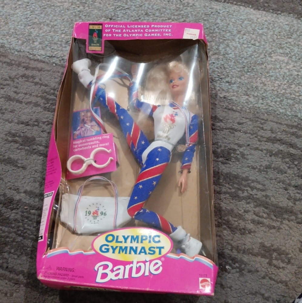 Barbie Olympic Gymnast Doll in Red, White, and Blue